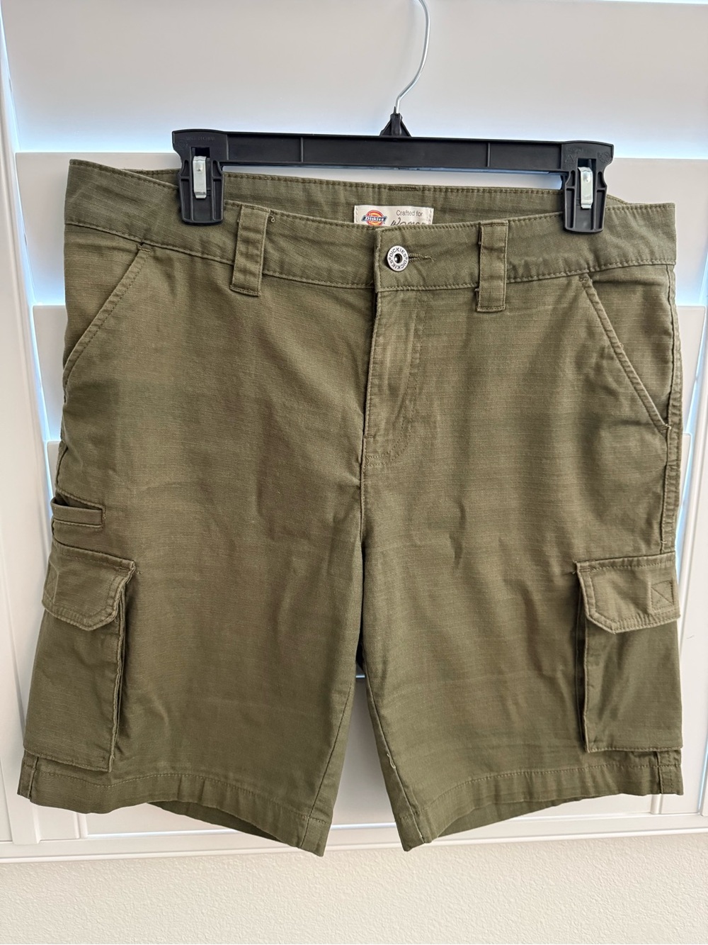 Dickies Olive Cargo Utility Shorts